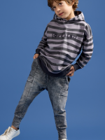 Spodnie Jeans Grafitowe Loose Bluzz - obrazek 2