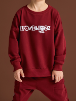 Bluza  Bordowa LOOSE BLUZZ
