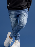 Spodnie Jeans Niebieskie Loose Bluzz