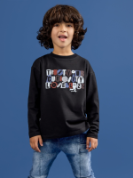 Longsleeve Czarny LOOSE BLUZZ