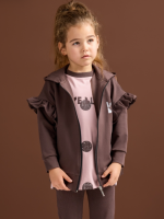 Bluza rozpinana z falbanką LOOSE BLUZZ