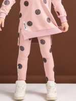 Legginsy grochy różowe LOOSE BLUZZ