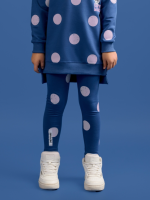 Legginsy grochy niebieskie LOOSE BLUZZ