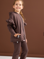 Bluza rozpinana z falbanką LOOSE BLUZZ - obrazek 3