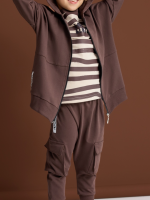Bluza rozpinana Brązowa LOOSE BLUZZ - obrazek 2