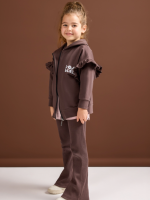 Bluza rozpinana z falbanką LOOSE BLUZZ - obrazek 2