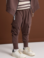 Bluza rozpinana Brązowa LOOSE BLUZZ - obrazek 3