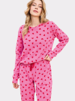 Piżama Damska Serduszka